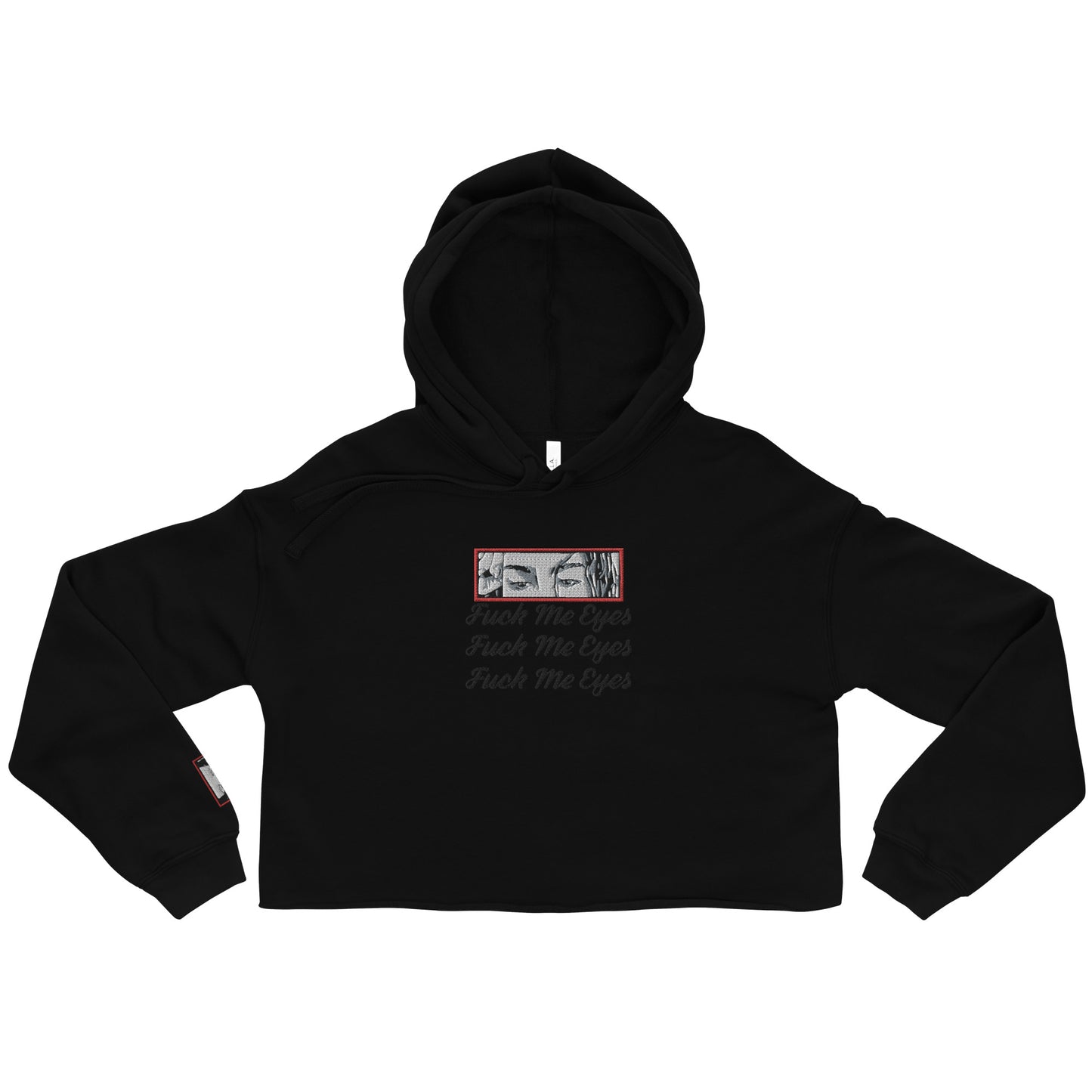 F*ck Me Eyes Crop Hoodie II