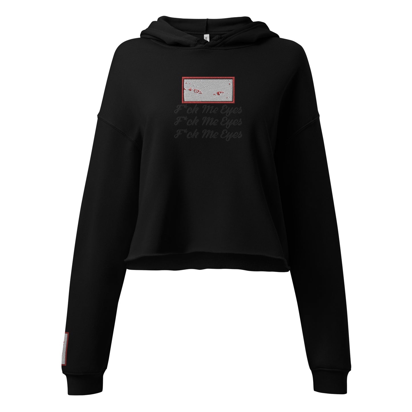 F*ck Me Eyes Crop Hoodie III