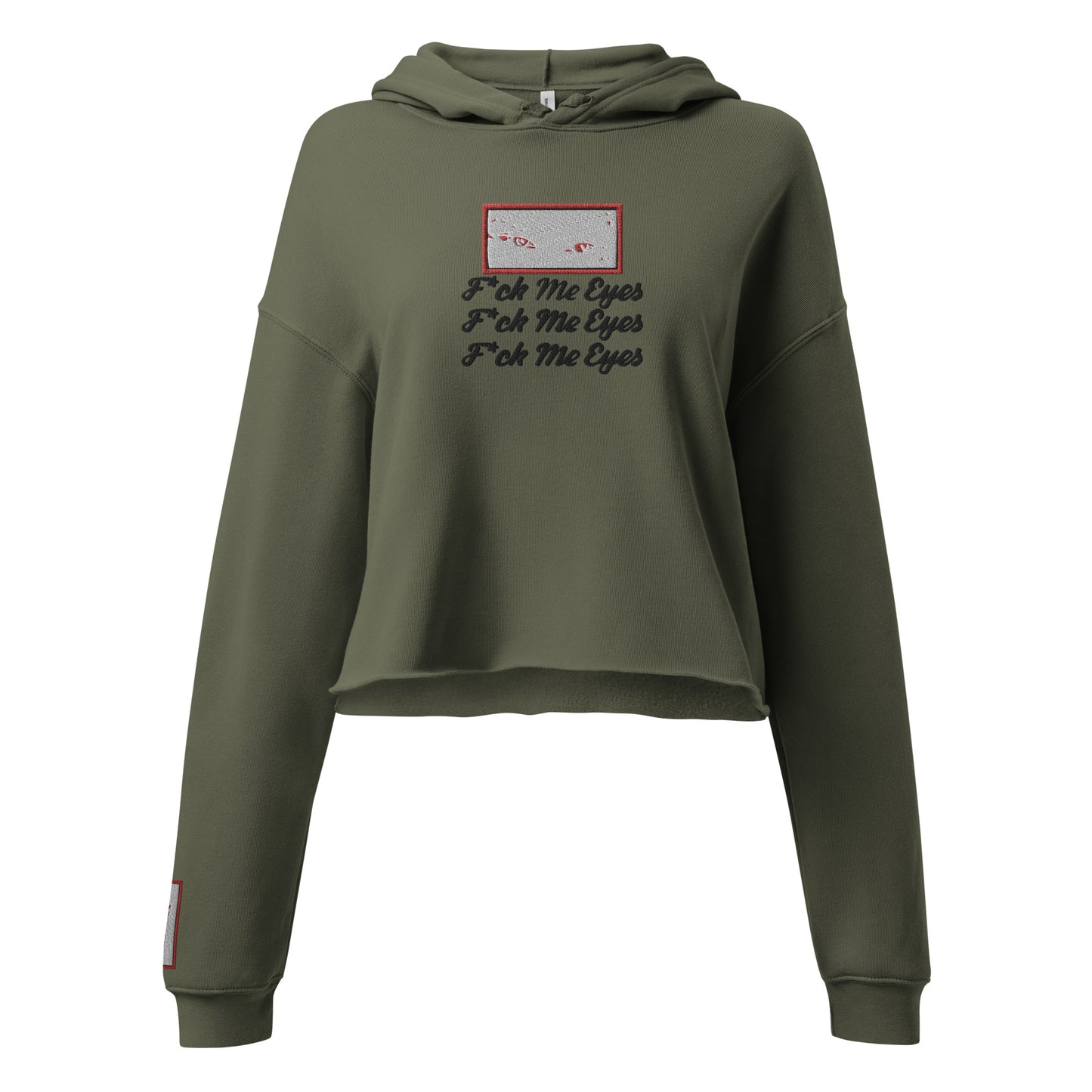 F*ck Me Eyes Crop Hoodie III